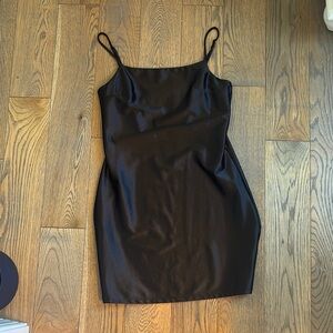 Allard State Black Slip Dress